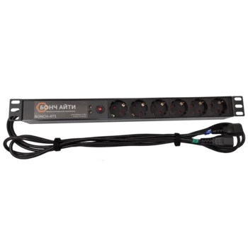 Блок розеток с АВР BONCH-ATS/PDU 8A-6S-C14/C14